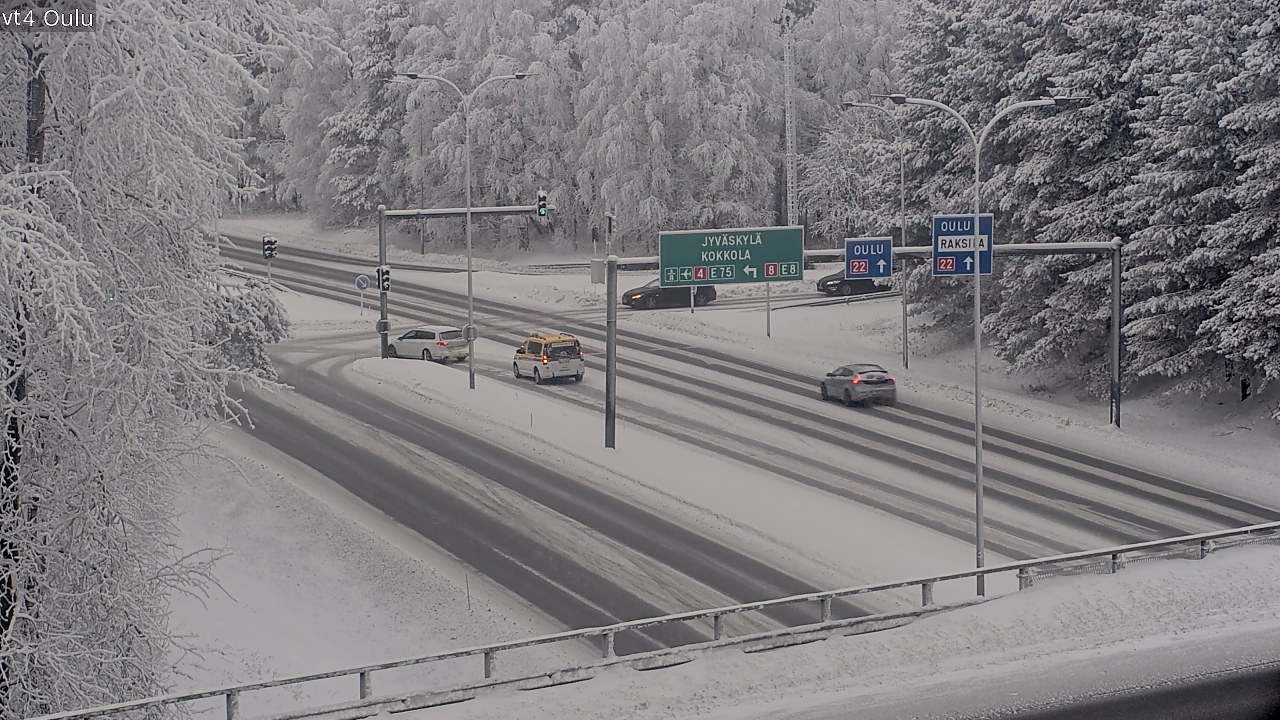 Weather Camera Image Road 4 Oulu, Oulu, Pohjois-Pohjanmaa