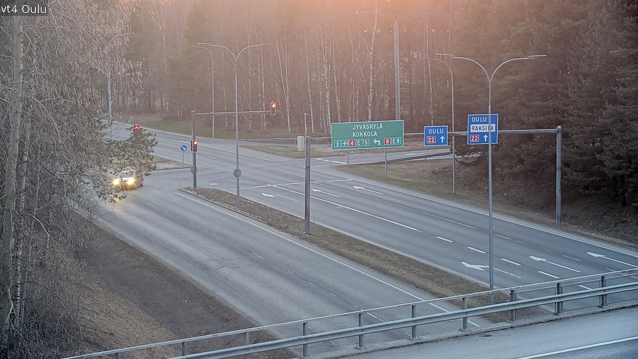 Weather Camera Image Road 4 Oulu, Oulu, Pohjois-Pohjanmaa