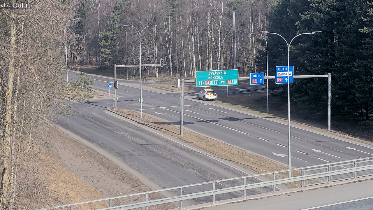 Weather Camera Image Road 4 Oulu, Oulu, Pohjois-Pohjanmaa