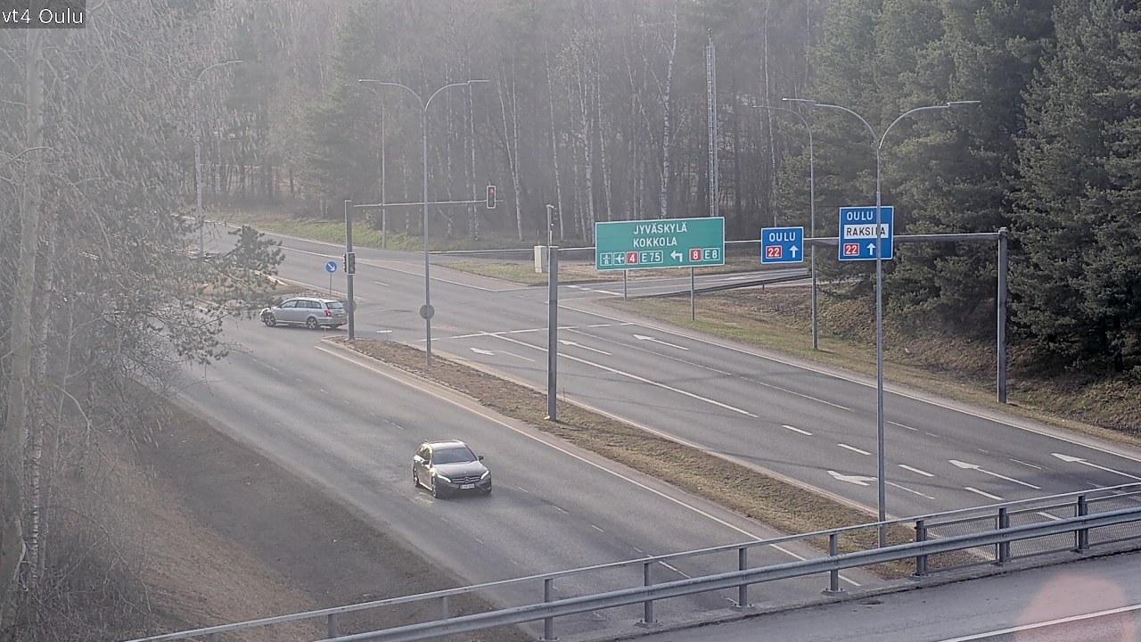 Weather Camera Image Road 4 Oulu, Oulu, Pohjois-Pohjanmaa
