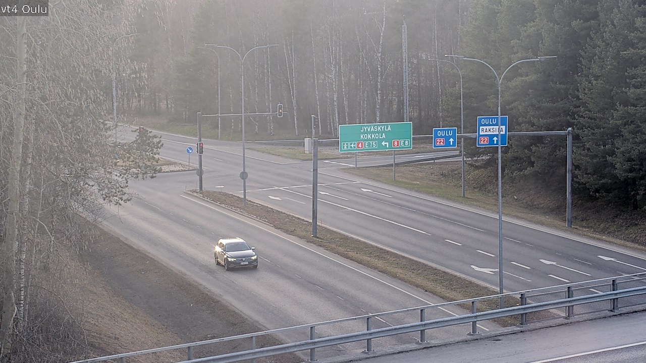 Weather Camera Image Road 4 Oulu, Oulu, Pohjois-Pohjanmaa