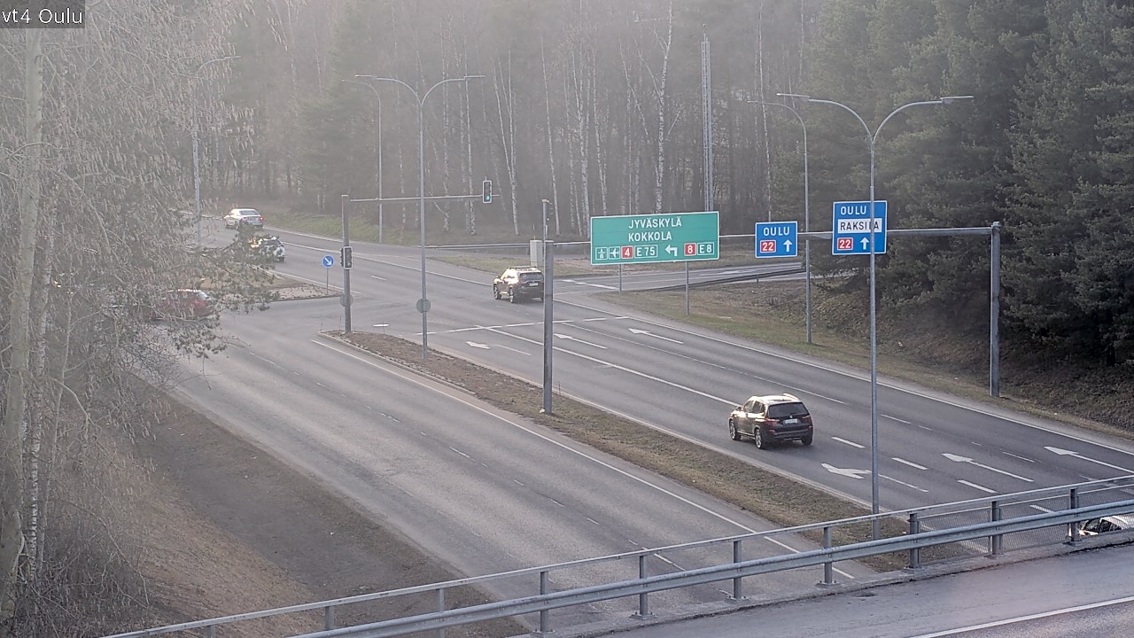 Weather Camera Image Road 4 Oulu, Oulu, Pohjois-Pohjanmaa
