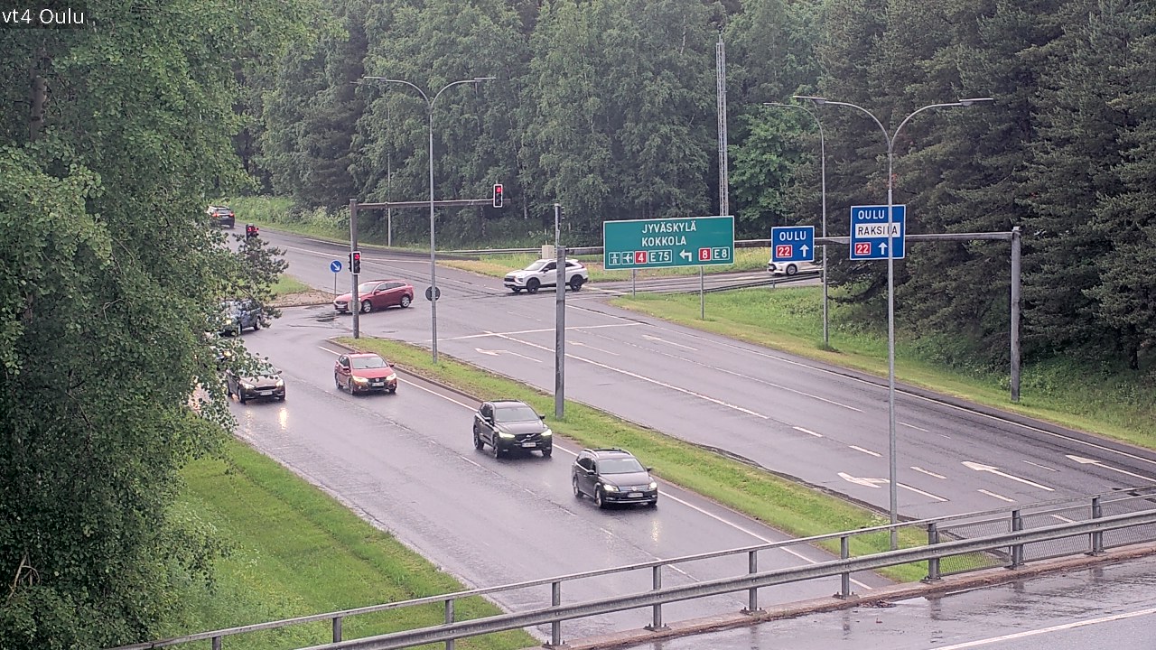 Weather Camera Image Väg 4 Uleåborg, Oulu, Pohjois-Pohjanmaa