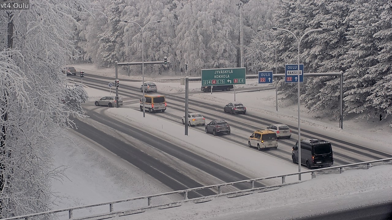 Weather Camera Image Road 4 Oulu, Oulu, Pohjois-Pohjanmaa