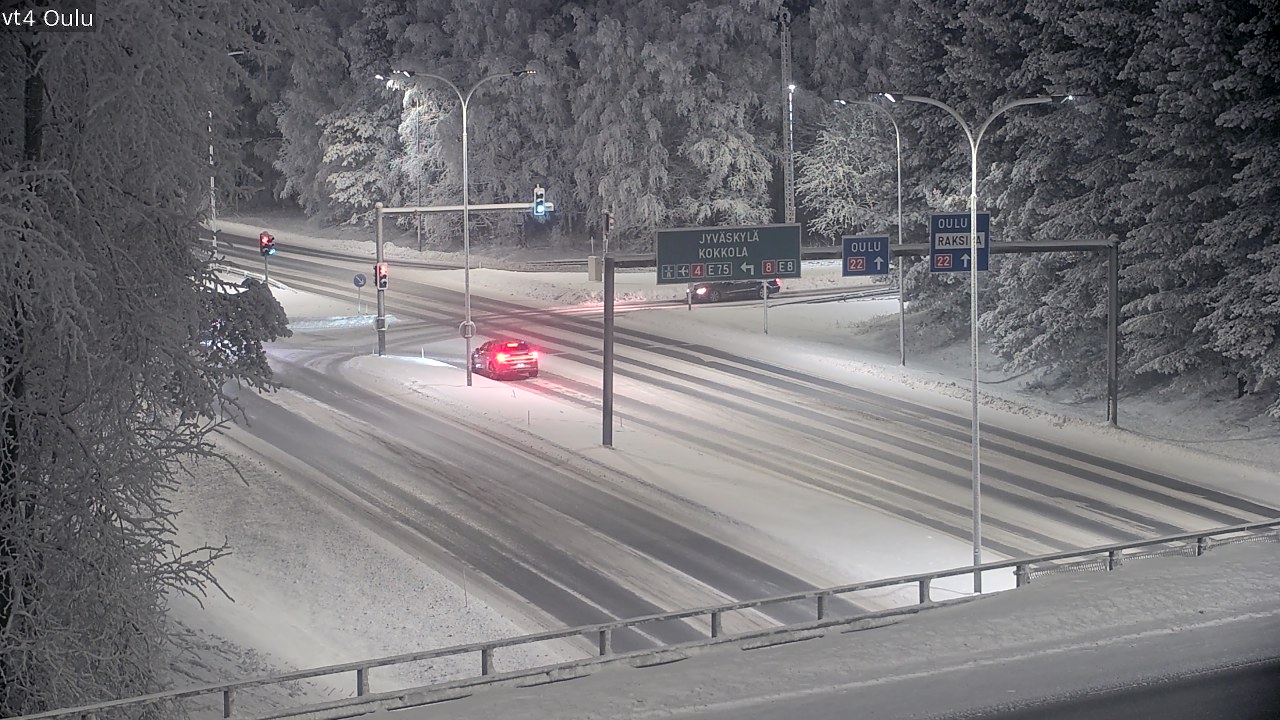 Weather Camera Image Road 4 Oulu, Oulu, Pohjois-Pohjanmaa