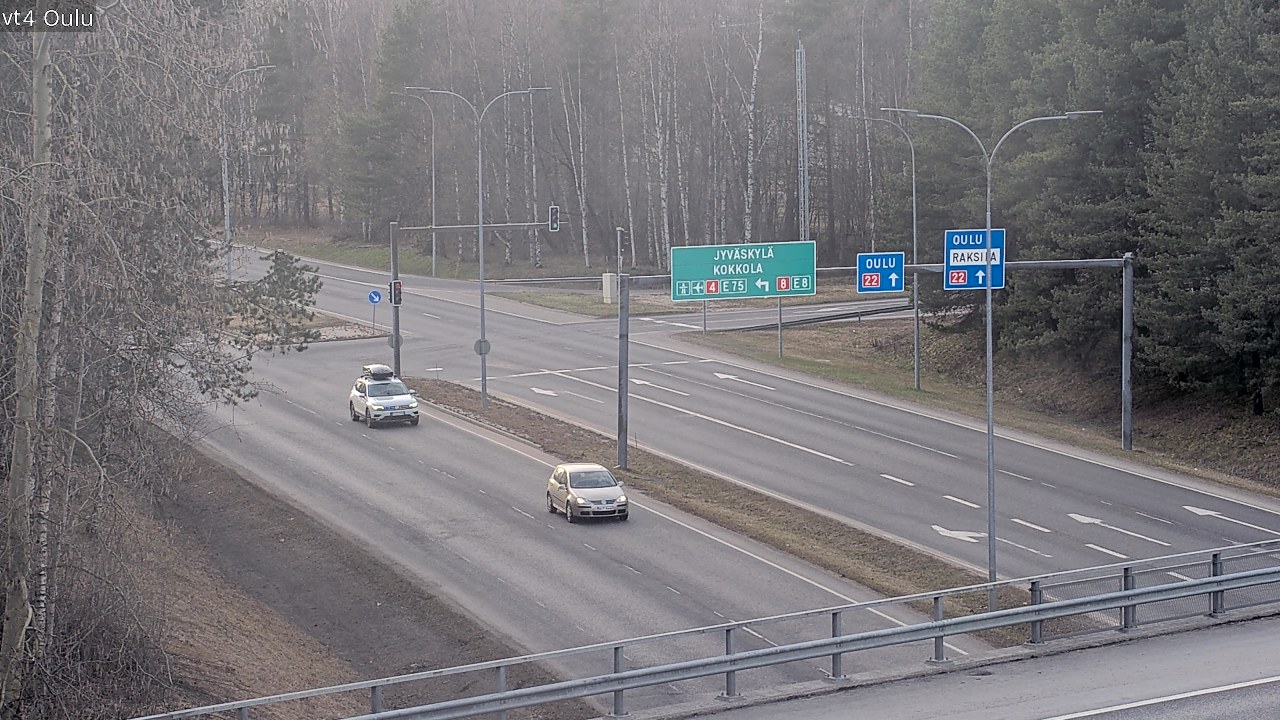 Weather Camera Image Road 4 Oulu, Oulu, Pohjois-Pohjanmaa