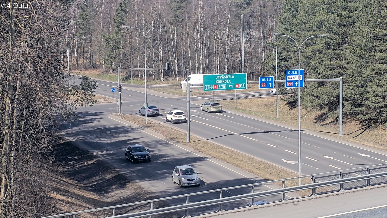 Weather Camera Image Road 4 Oulu, Oulu, Pohjois-Pohjanmaa