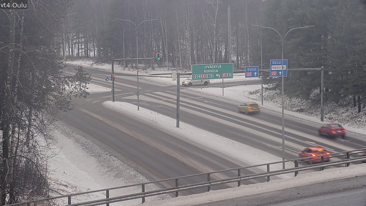 Weather Camera Image Väg 4 Uleåborg, Oulu, Pohjois-Pohjanmaa