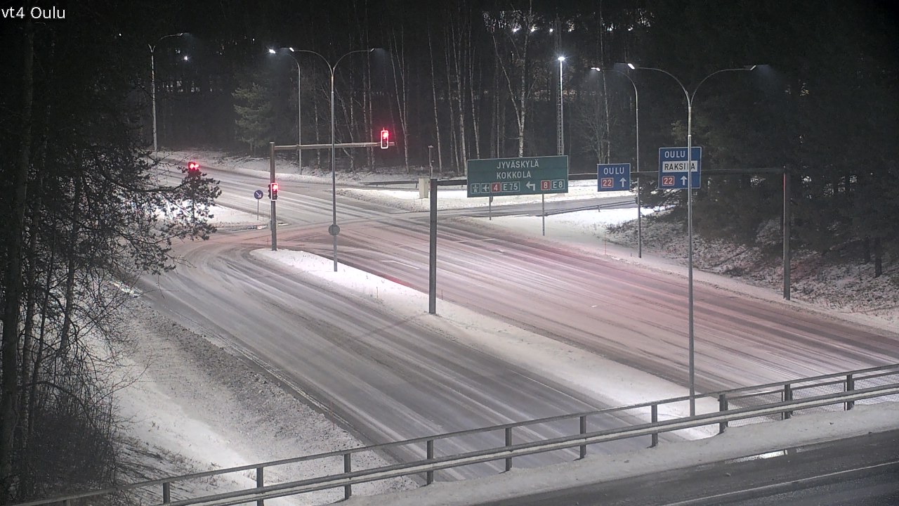 Weather Camera Image Väg 4 Uleåborg, Oulu, Pohjois-Pohjanmaa