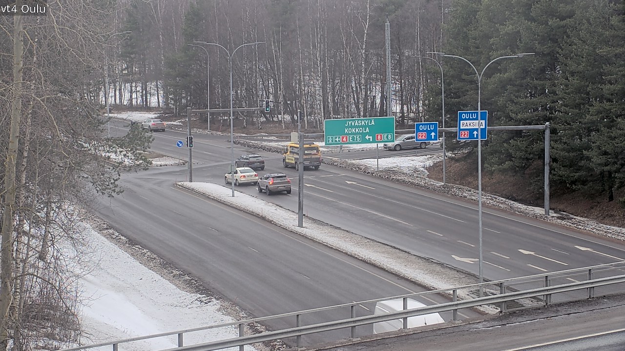 Weather Camera Image Road 4 Oulu, Oulu, Pohjois-Pohjanmaa