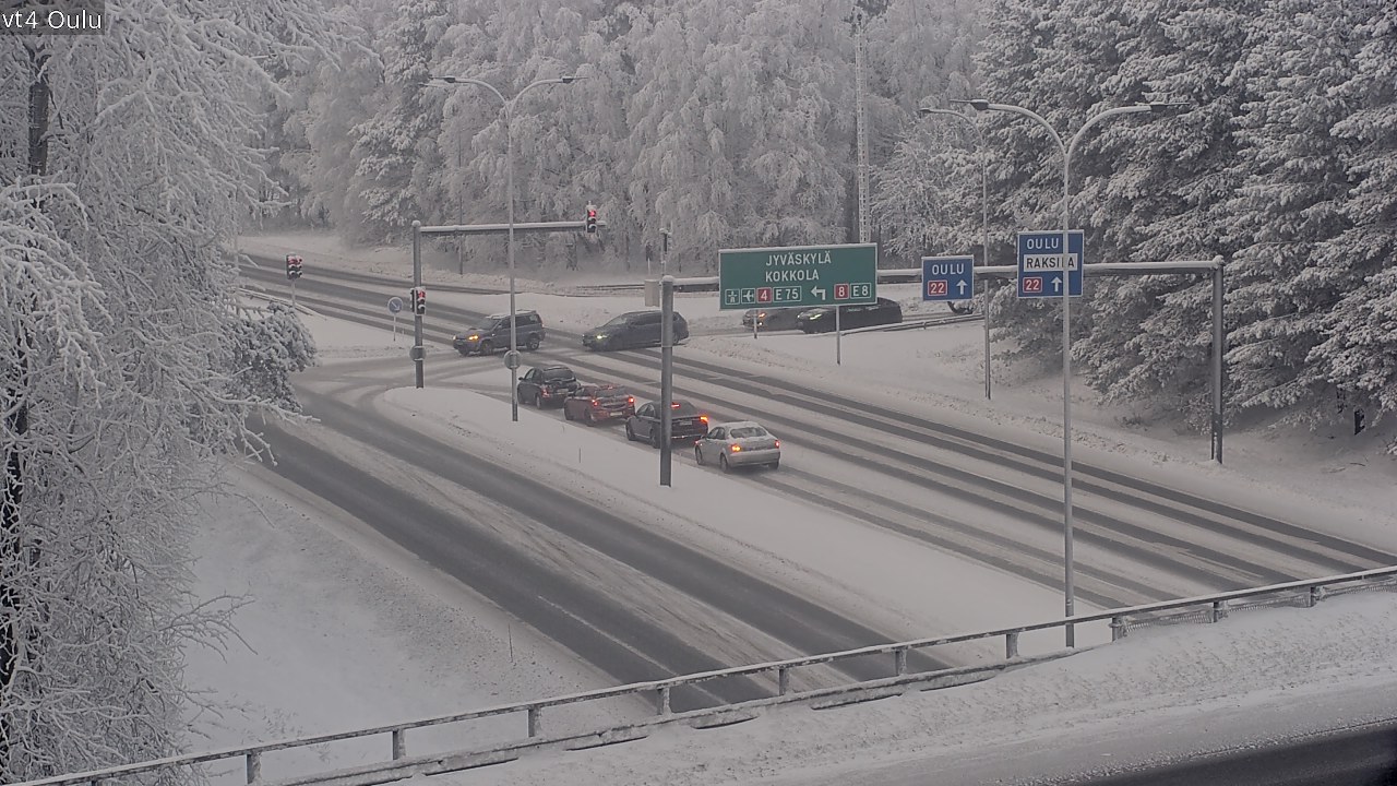 Weather Camera Image Road 4 Oulu, Oulu, Pohjois-Pohjanmaa