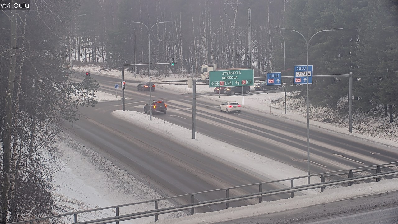 Weather Camera Image Road 4 Oulu, Oulu, Pohjois-Pohjanmaa