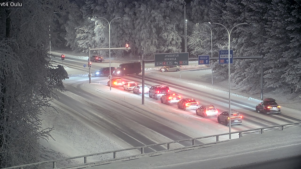 Weather Camera Image Road 4 Oulu, Oulu, Pohjois-Pohjanmaa