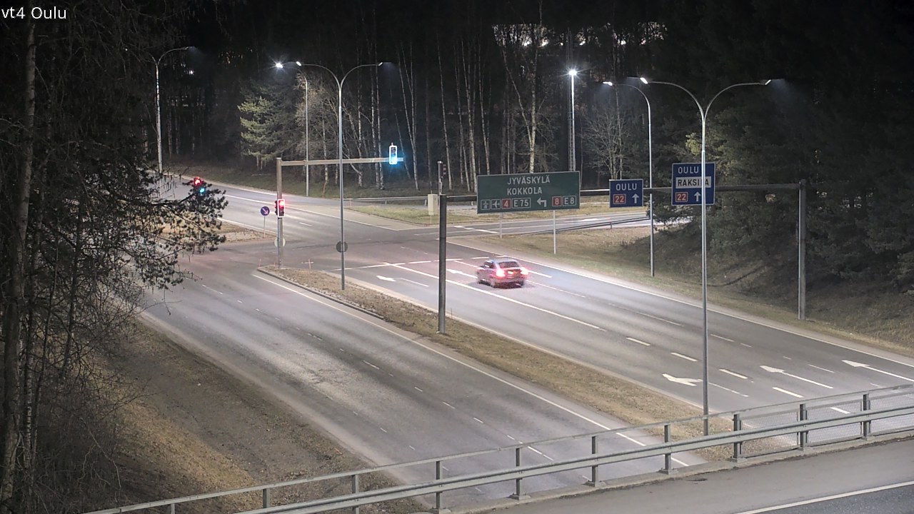 Weather Camera Image Road 4 Oulu, Oulu, Pohjois-Pohjanmaa