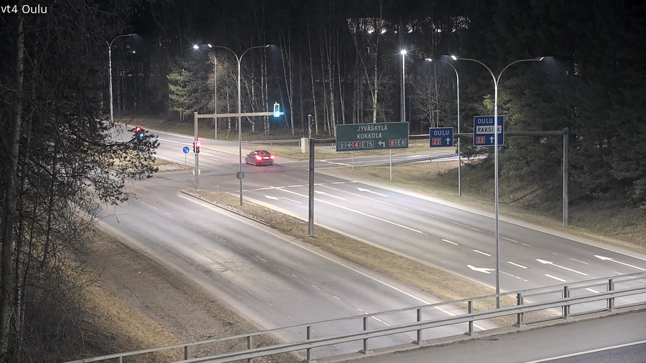 Weather Camera Image Road 4 Oulu, Oulu, Pohjois-Pohjanmaa