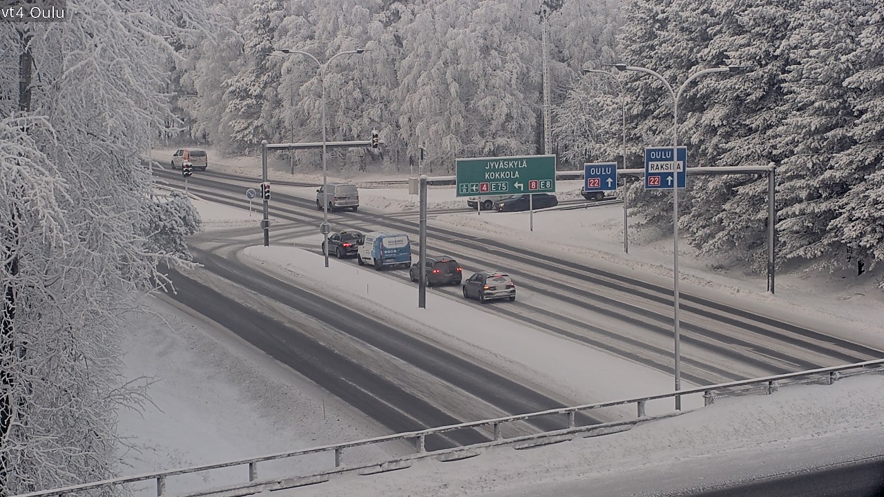 Weather Camera Image Road 4 Oulu, Oulu, Pohjois-Pohjanmaa
