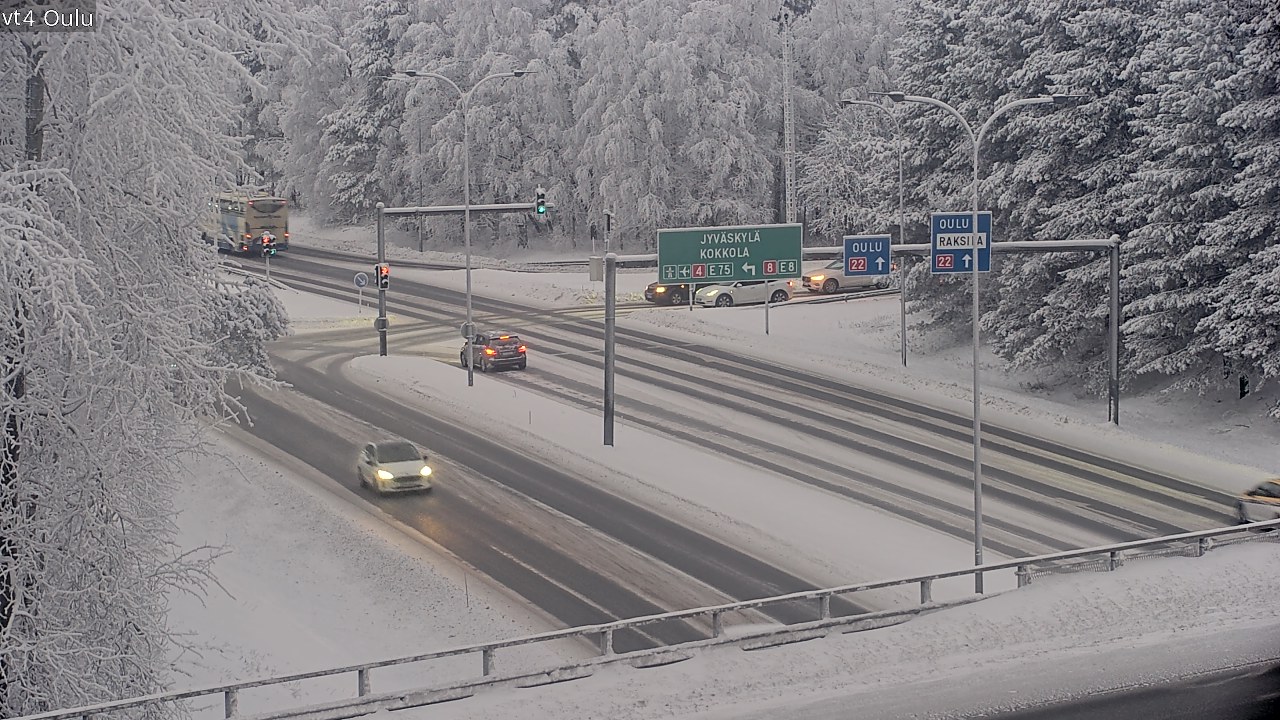 Weather Camera Image Road 4 Oulu, Oulu, Pohjois-Pohjanmaa