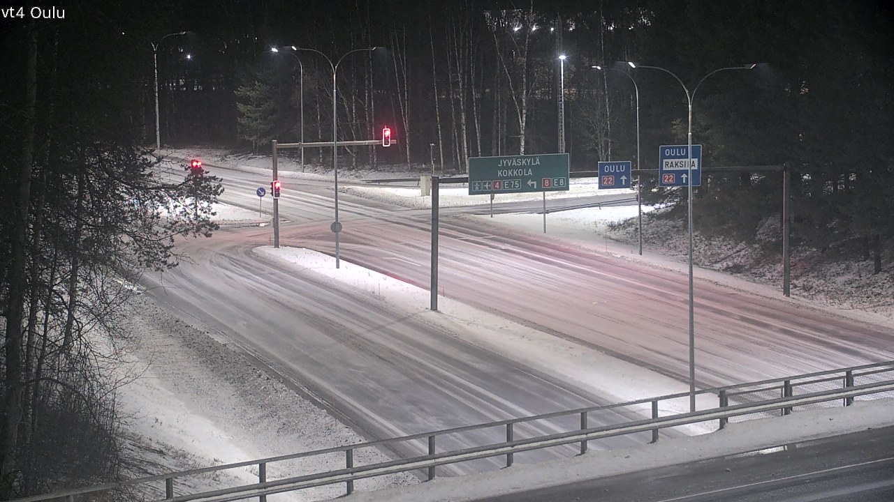 Weather Camera Image Väg 4 Uleåborg, Oulu, Pohjois-Pohjanmaa