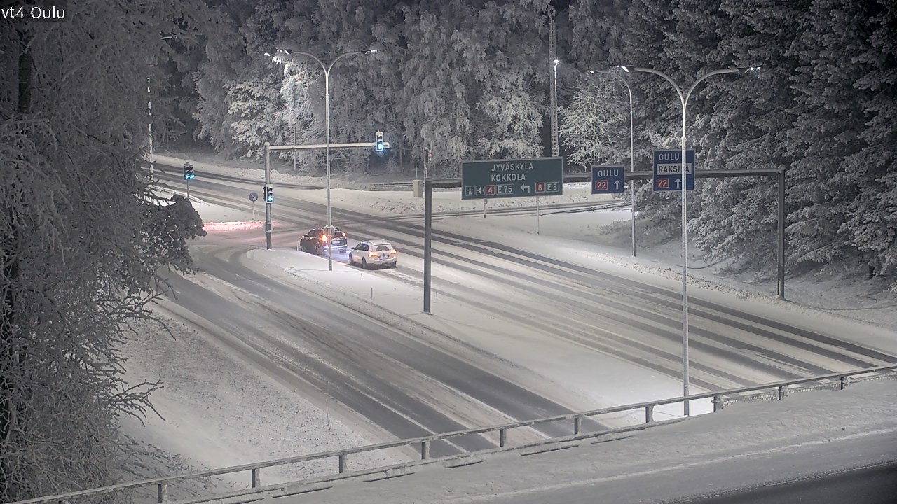 Weather Camera Image Road 4 Oulu, Oulu, Pohjois-Pohjanmaa