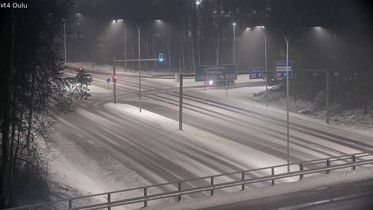 Weather Camera Image Väg 4 Uleåborg, Oulu, Pohjois-Pohjanmaa