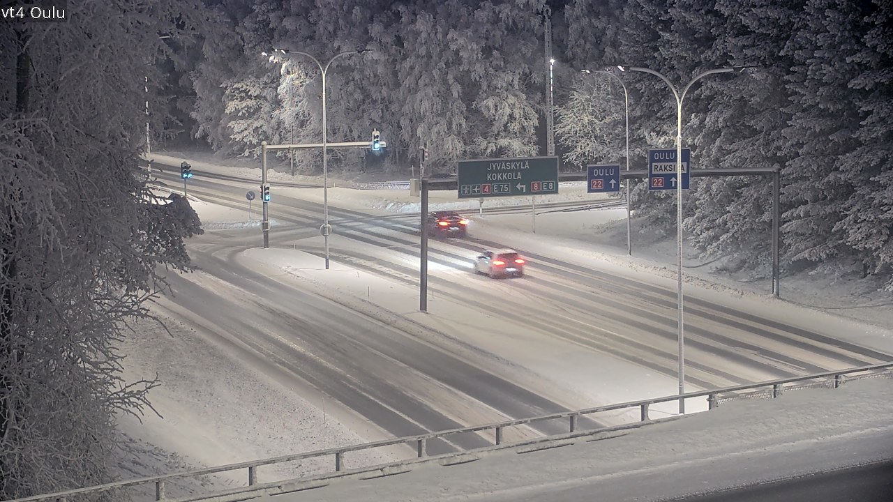Weather Camera Image Road 4 Oulu, Oulu, Pohjois-Pohjanmaa