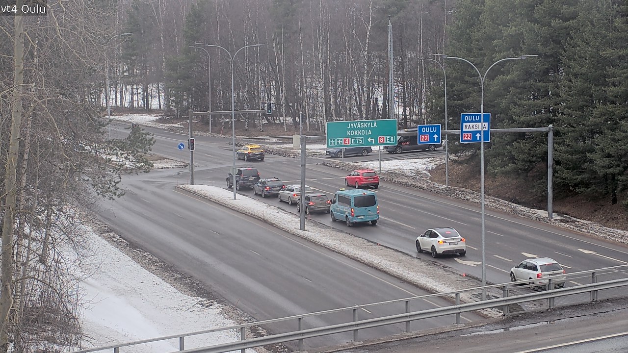 Weather Camera Image Road 4 Oulu, Oulu, Pohjois-Pohjanmaa