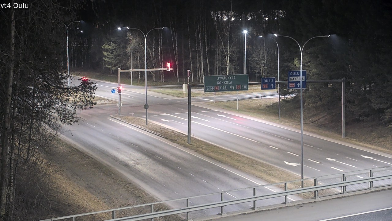 Weather Camera Image Road 4 Oulu, Oulu, Pohjois-Pohjanmaa