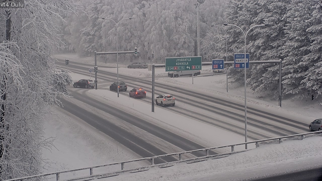 Weather Camera Image Road 4 Oulu, Oulu, Pohjois-Pohjanmaa