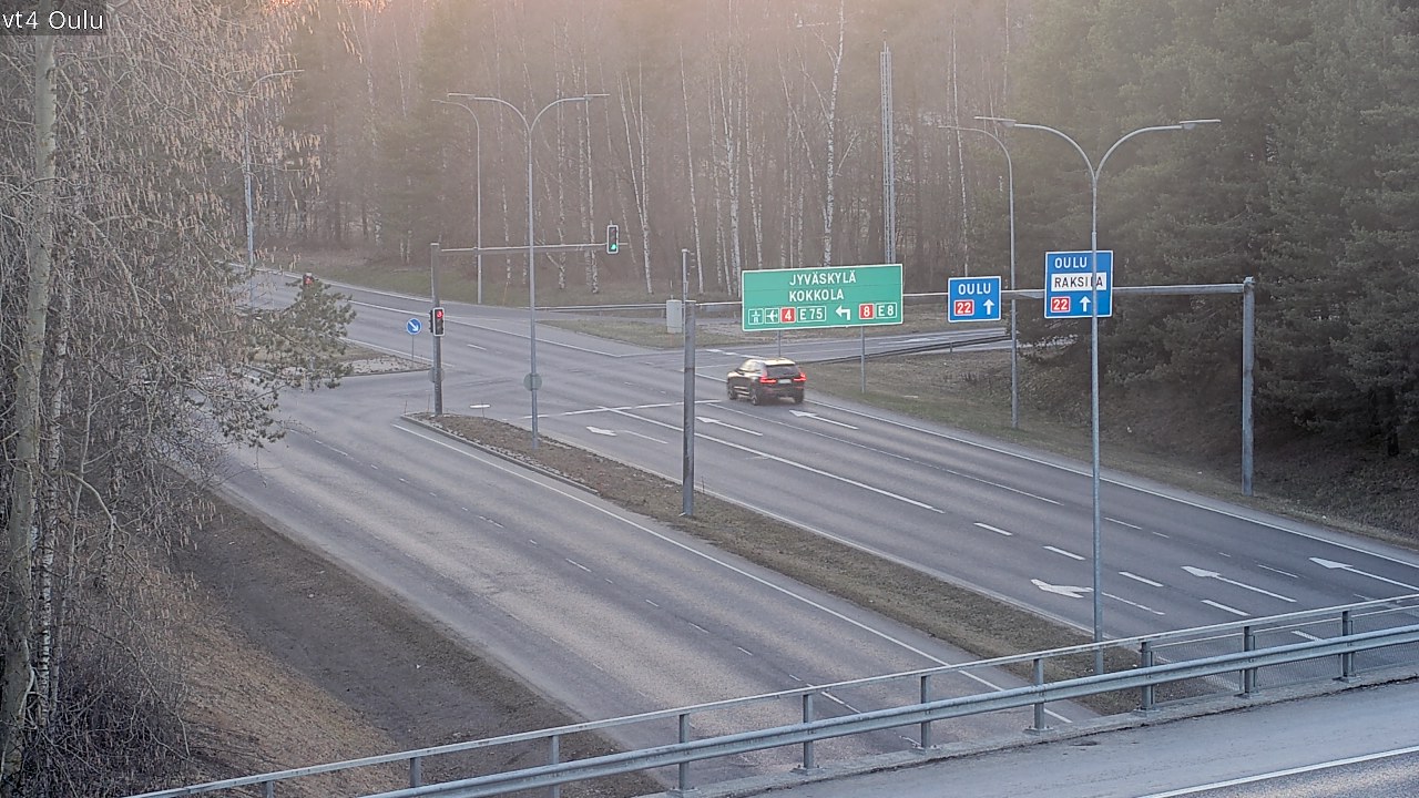 Weather Camera Image Road 4 Oulu, Oulu, Pohjois-Pohjanmaa