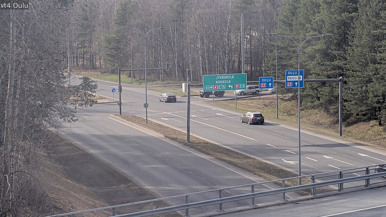 Weather Camera Image Road 4 Oulu, Oulu, Pohjois-Pohjanmaa