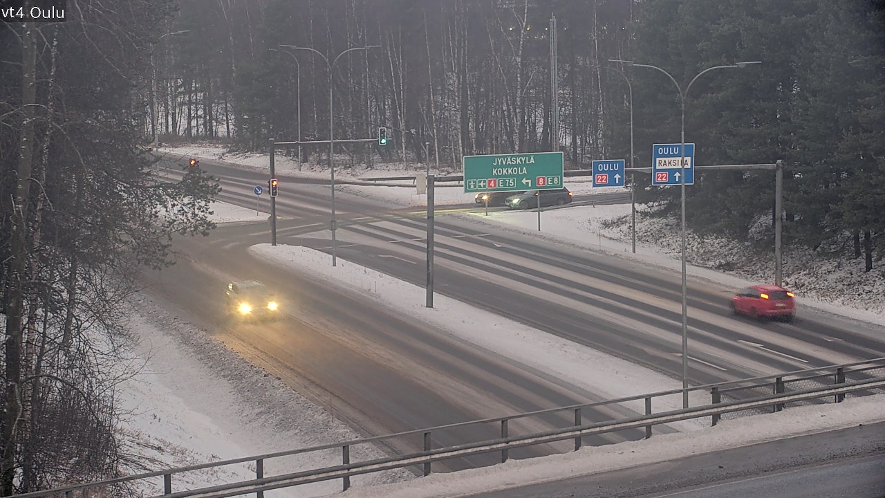 Weather Camera Image Väg 4 Uleåborg, Oulu, Pohjois-Pohjanmaa