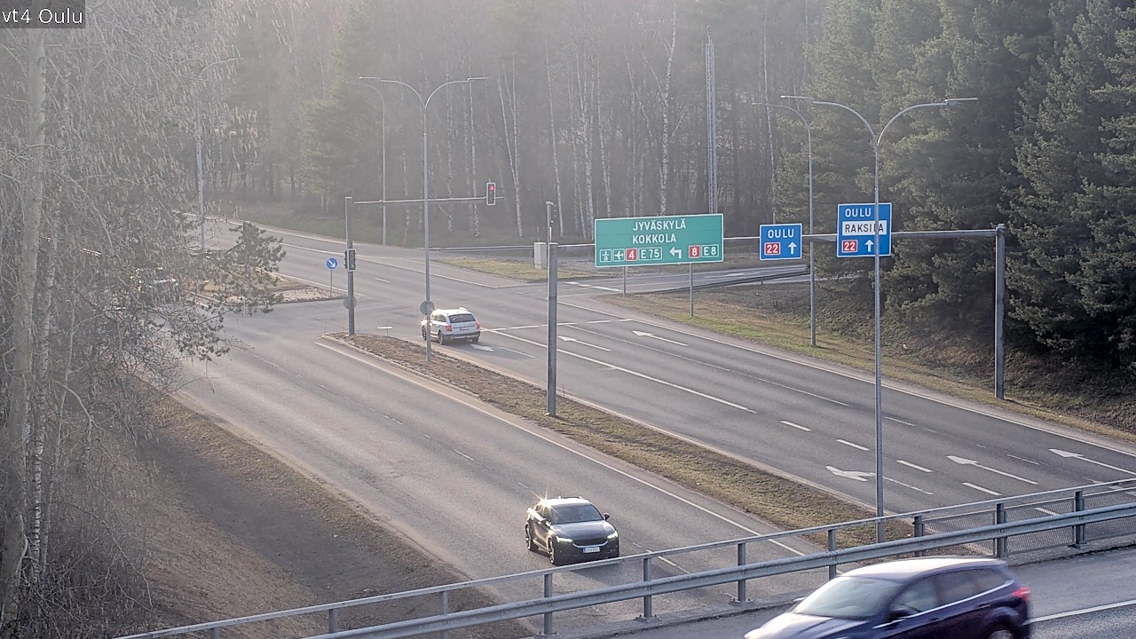 Weather Camera Image Road 4 Oulu, Oulu, Pohjois-Pohjanmaa
