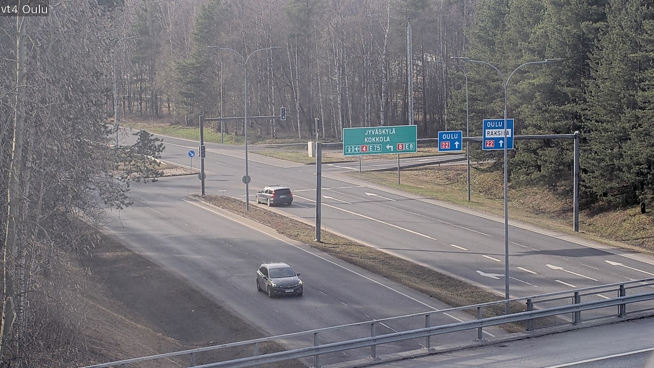 Weather Camera Image Road 4 Oulu, Oulu, Pohjois-Pohjanmaa