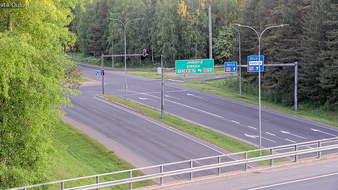 Weather Camera Image Road 4 Oulu, Oulu, Pohjois-Pohjanmaa