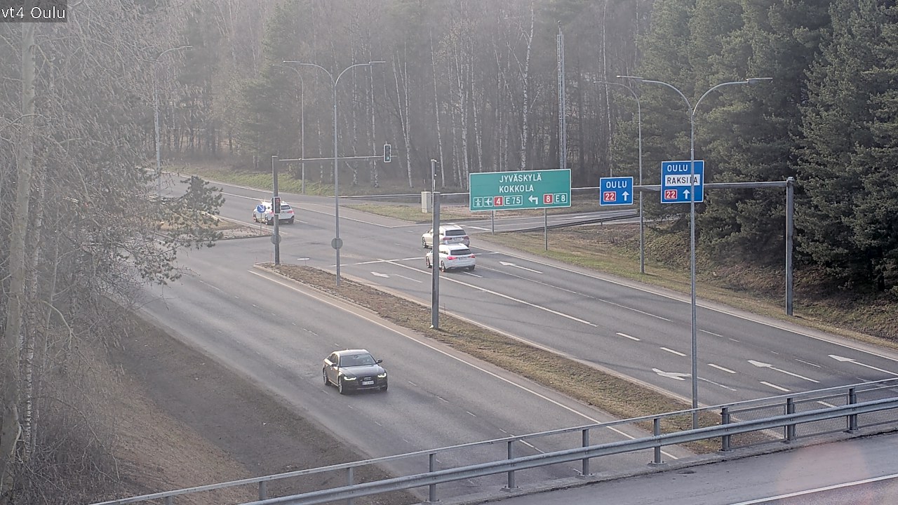 Weather Camera Image Road 4 Oulu, Oulu, Pohjois-Pohjanmaa