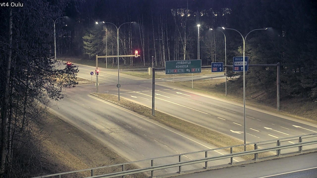 Weather Camera Image Road 4 Oulu, Oulu, Pohjois-Pohjanmaa