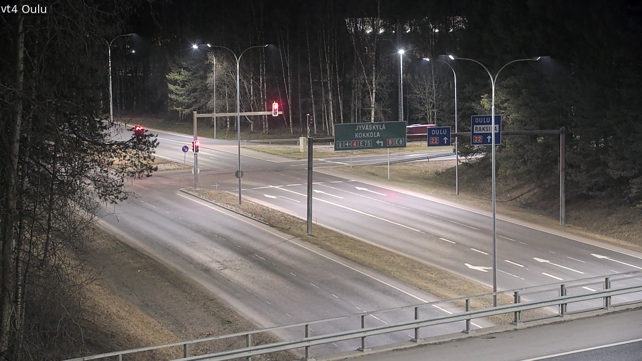 Weather Camera Image Road 4 Oulu, Oulu, Pohjois-Pohjanmaa