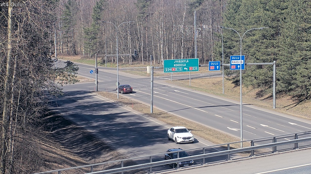 Weather Camera Image Road 4 Oulu, Oulu, Pohjois-Pohjanmaa