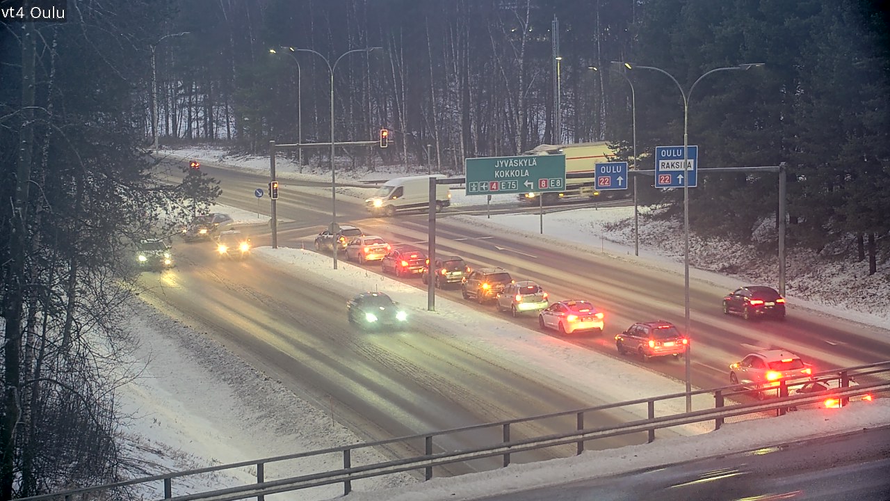 Weather Camera Image Road 4 Oulu, Oulu, Pohjois-Pohjanmaa
