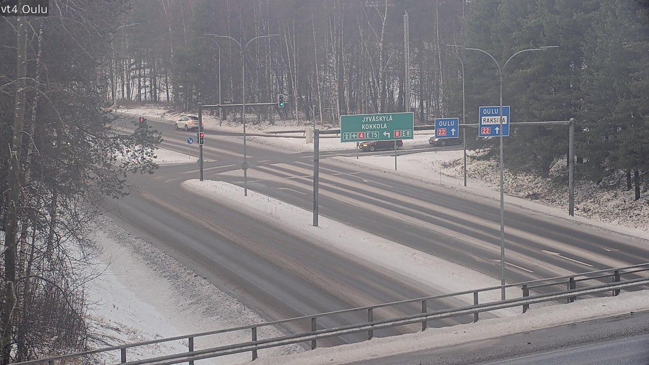 Weather Camera Image Väg 4 Uleåborg, Oulu, Pohjois-Pohjanmaa