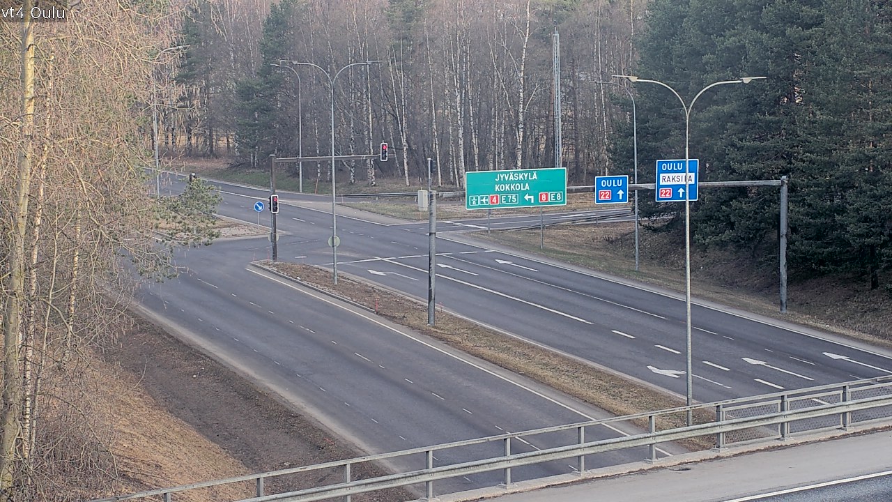 Weather Camera Image Road 4 Oulu, Oulu, Pohjois-Pohjanmaa