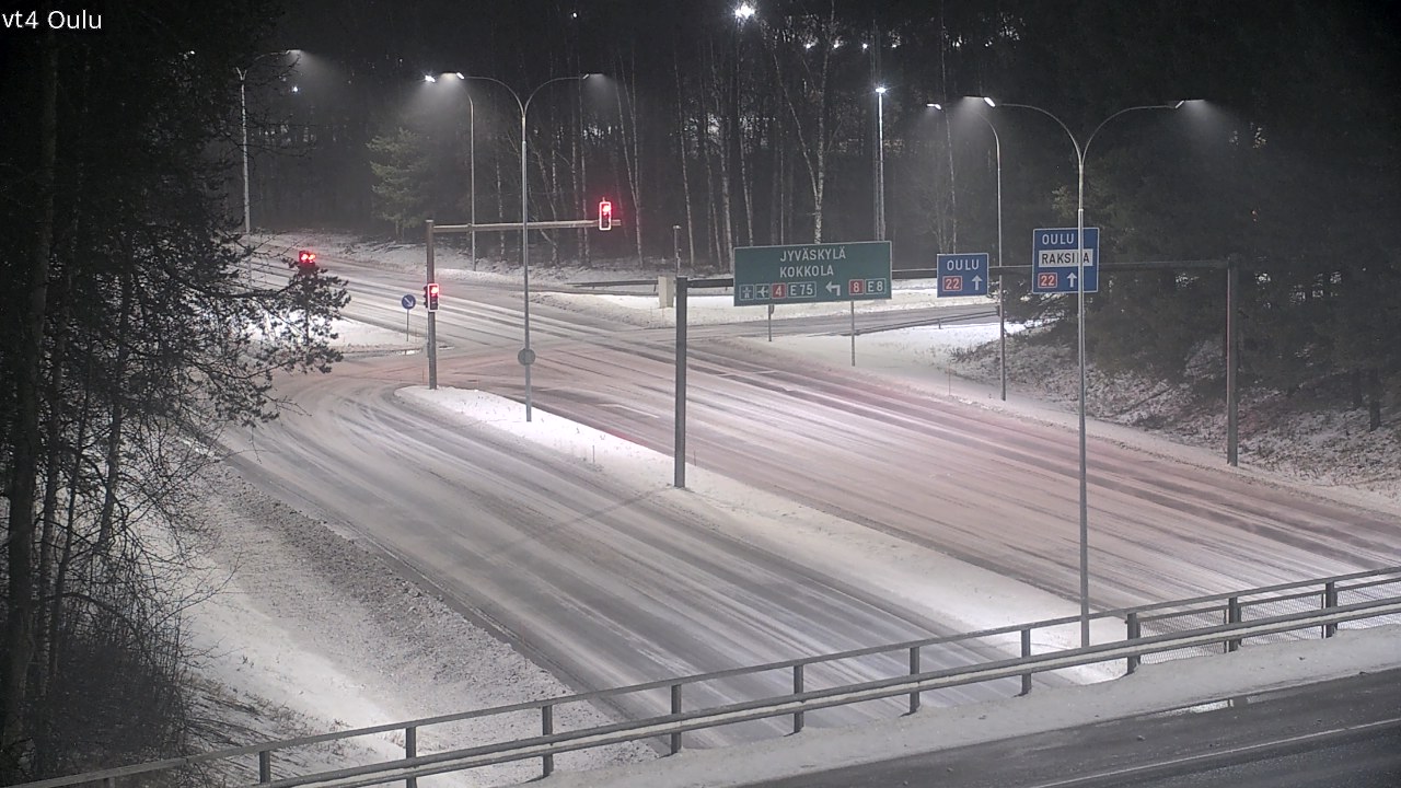 Weather Camera Image Väg 4 Uleåborg, Oulu, Pohjois-Pohjanmaa