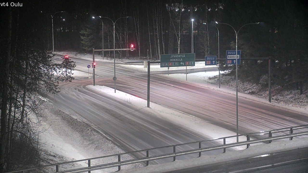 Weather Camera Image Väg 4 Uleåborg, Oulu, Pohjois-Pohjanmaa