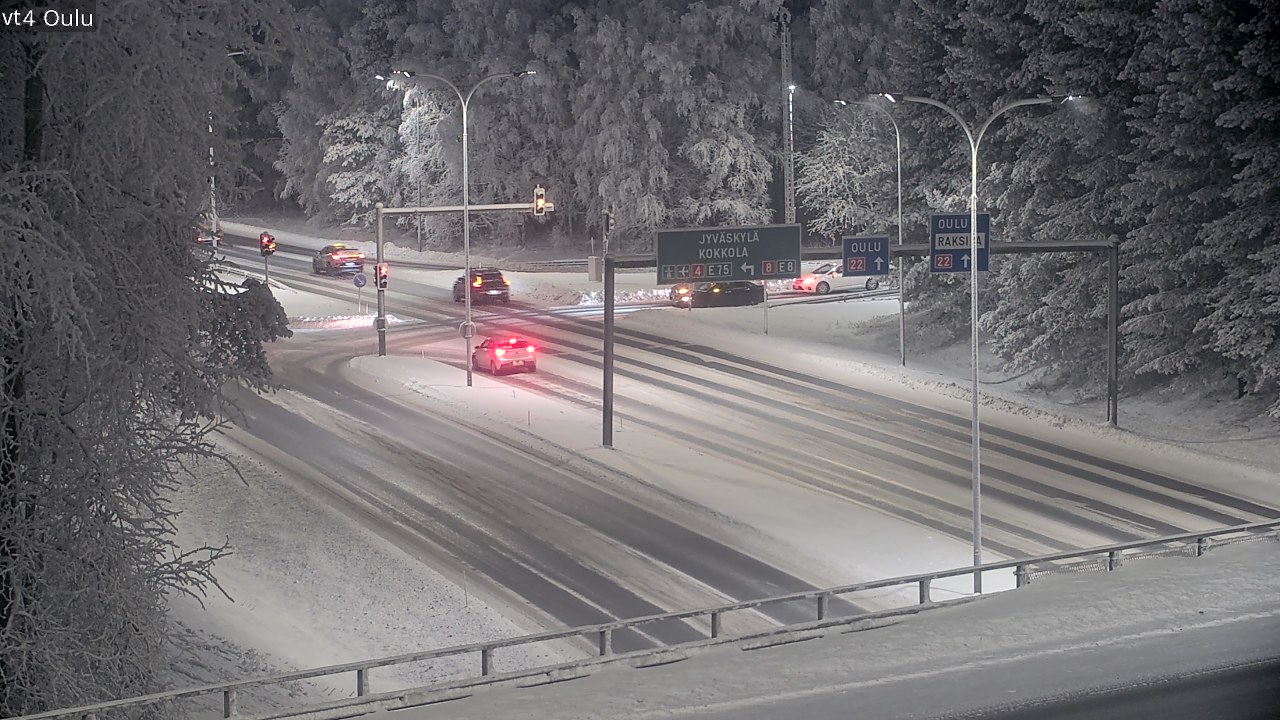 Weather Camera Image Road 4 Oulu, Oulu, Pohjois-Pohjanmaa