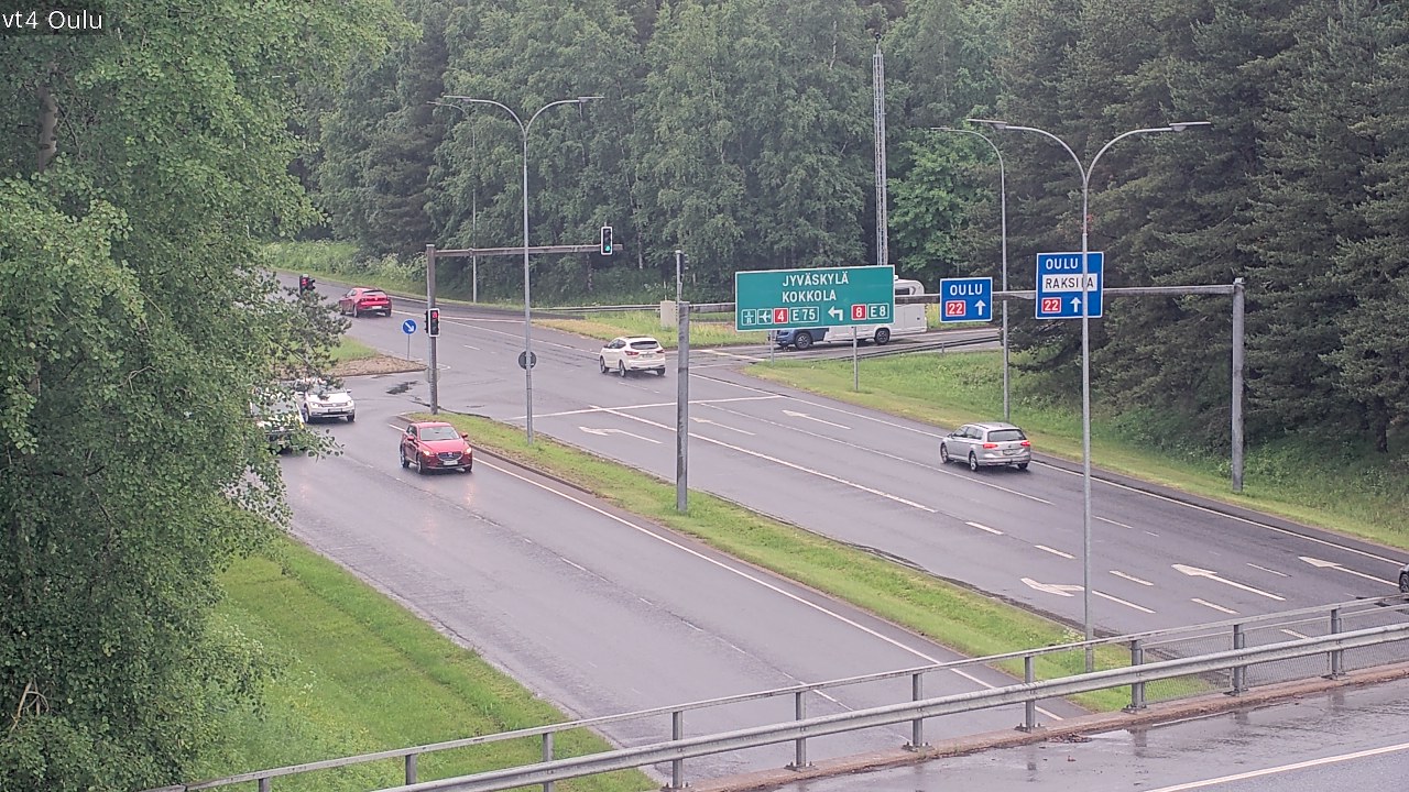 Weather Camera Image Road 4 Oulu, Oulu, Pohjois-Pohjanmaa