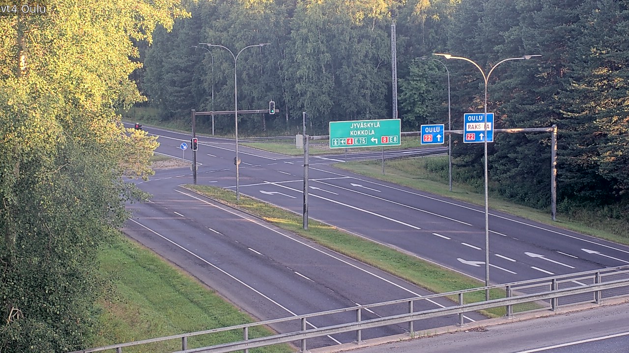 Weather Camera Image Road 4 Oulu, Oulu, Pohjois-Pohjanmaa