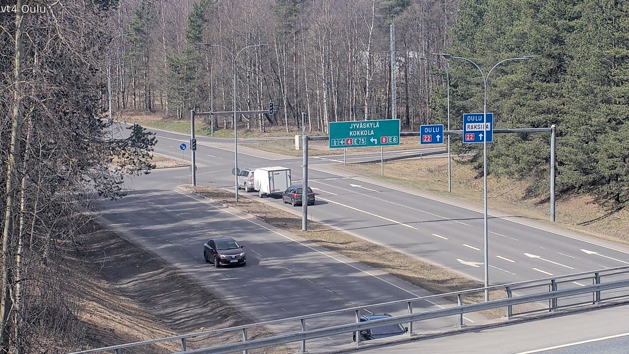 Weather Camera Image Road 4 Oulu, Oulu, Pohjois-Pohjanmaa