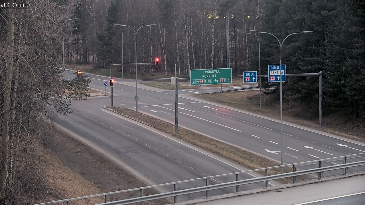 Weather Camera Image Väg 4 Uleåborg, Oulu, Pohjois-Pohjanmaa