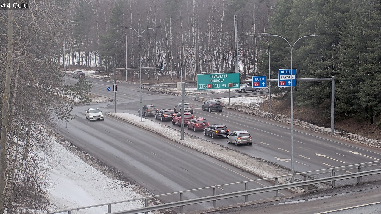 Weather Camera Image Road 4 Oulu, Oulu, Pohjois-Pohjanmaa