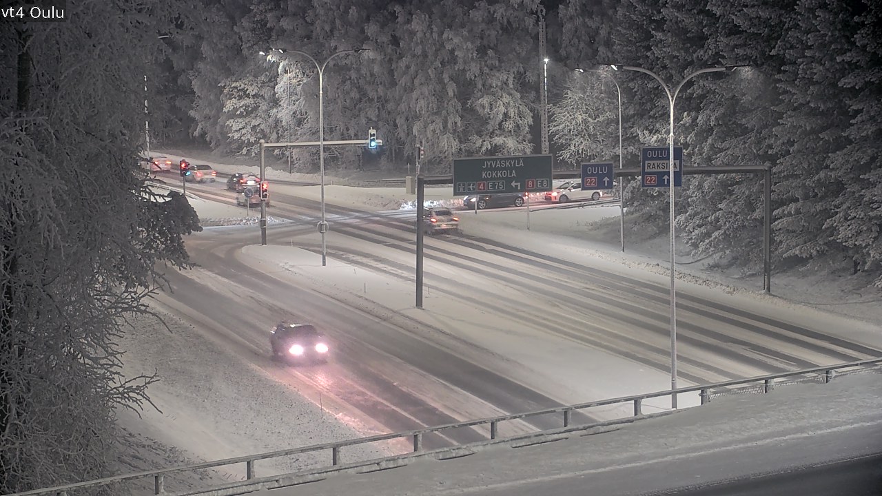 Weather Camera Image Road 4 Oulu, Oulu, Pohjois-Pohjanmaa